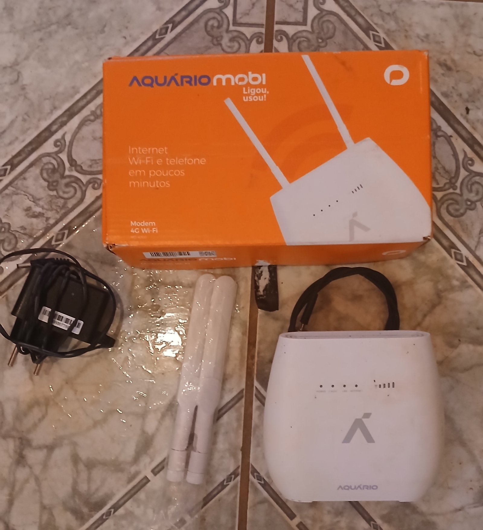 Roteador Digital Rural 4G Aquário Mobi MD-4000 Usado – Bom Estado