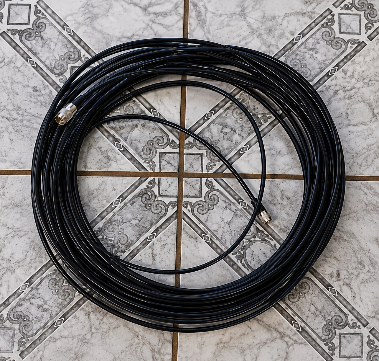 Cabo Coaxial 15 Metros para Antena Externa Rural – Usado